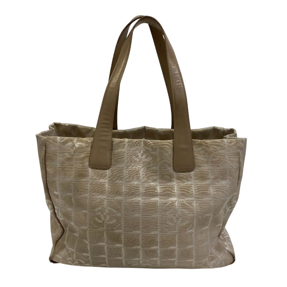 シャネル CHANEL トートバッグ ニュートラベルライン トートバッグMM ベージュ