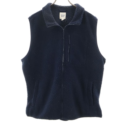 GAP ギャップ ボア ベスト XL ネイビー