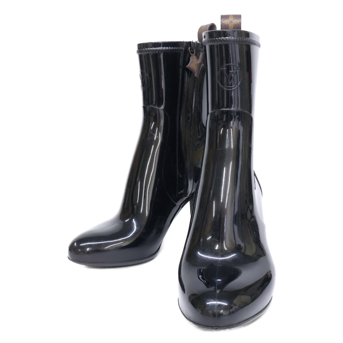 ルイヴィトン シルエット ラバー アンクルブーツ 37