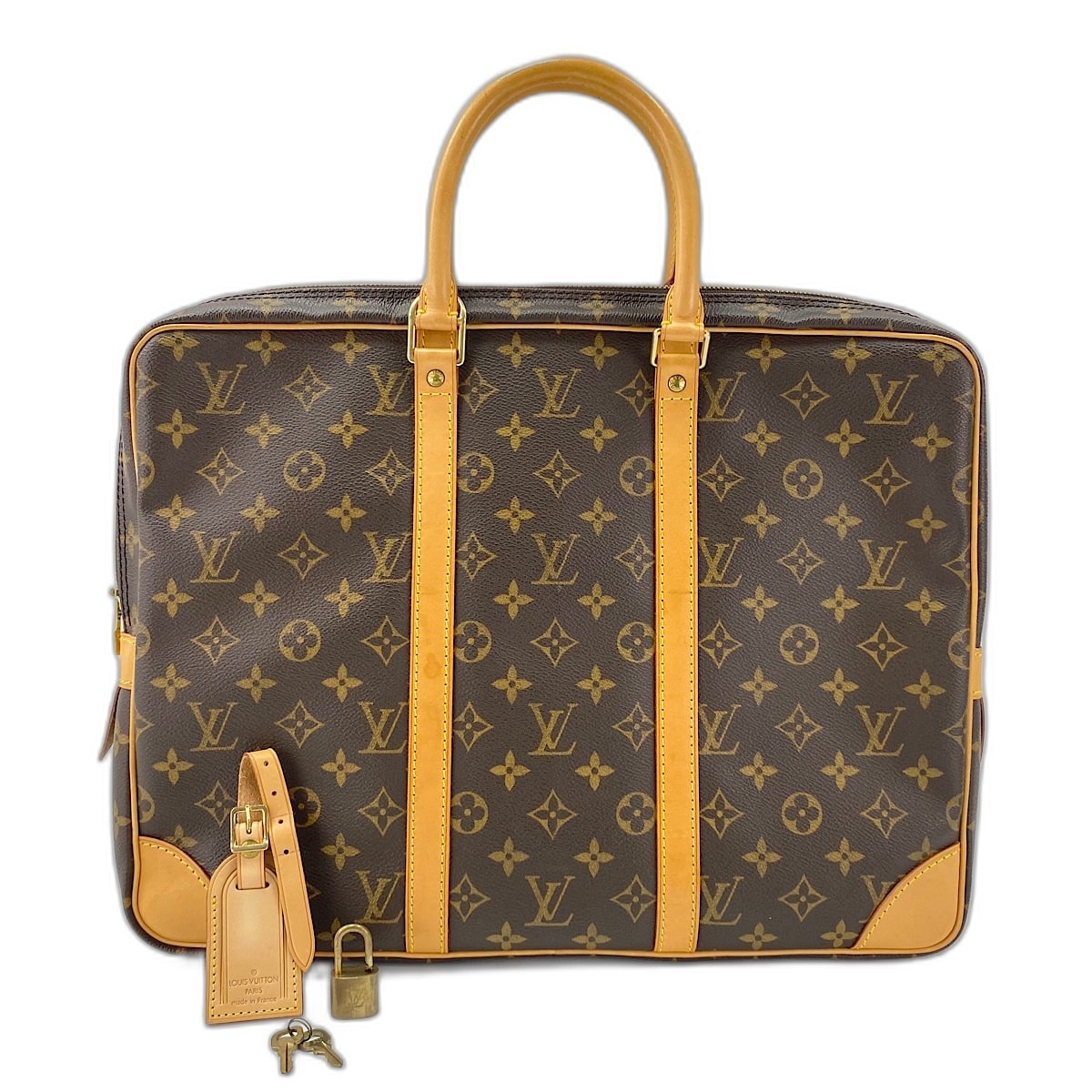 ヴィトン LV ポルトドキュマン・ヴォワヤージュ ハンドバッグ【中古】