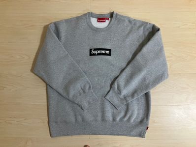 Supreme Box Logo Crewneck "Heather Grey" (22FW)