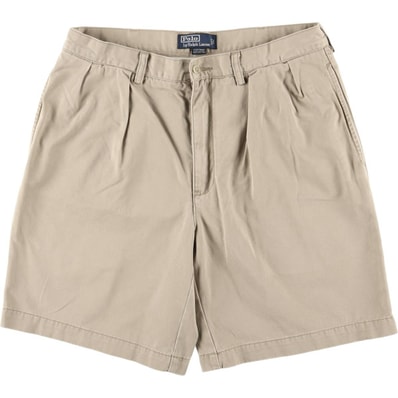 古着 ラルフローレン Ralph Lauren POLO by Ralph Lauren TYLER SHORT ツータック チノショーツ ショートパンツ メンズw34相当/eaa563286