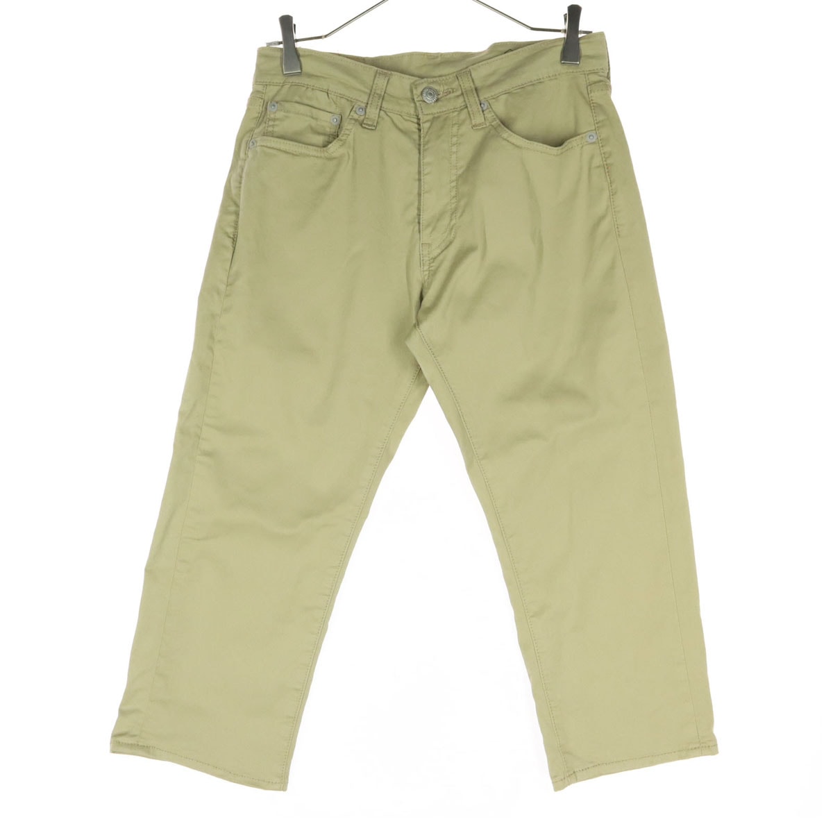 美品 Levi's リーバイス 505 クロップドパンツ w28 ベージュ