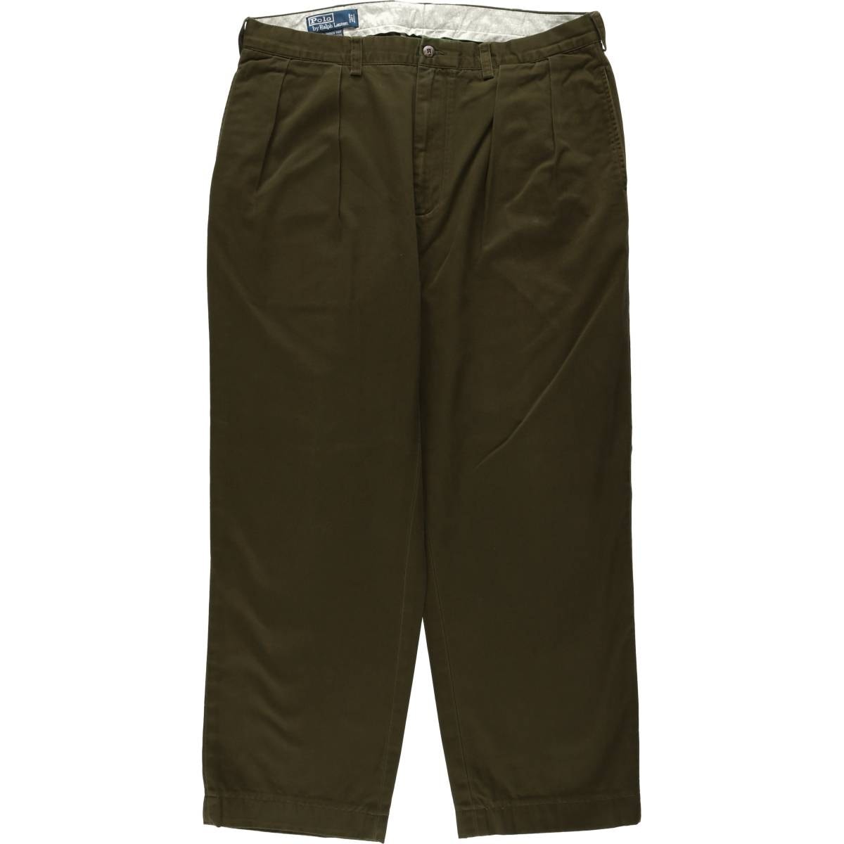 古着 ラルフローレン Ralph Lauren POLO by Ralph Lauren ANDREW PANT ツータック チノパンツ メンズw37相当/eaa663496