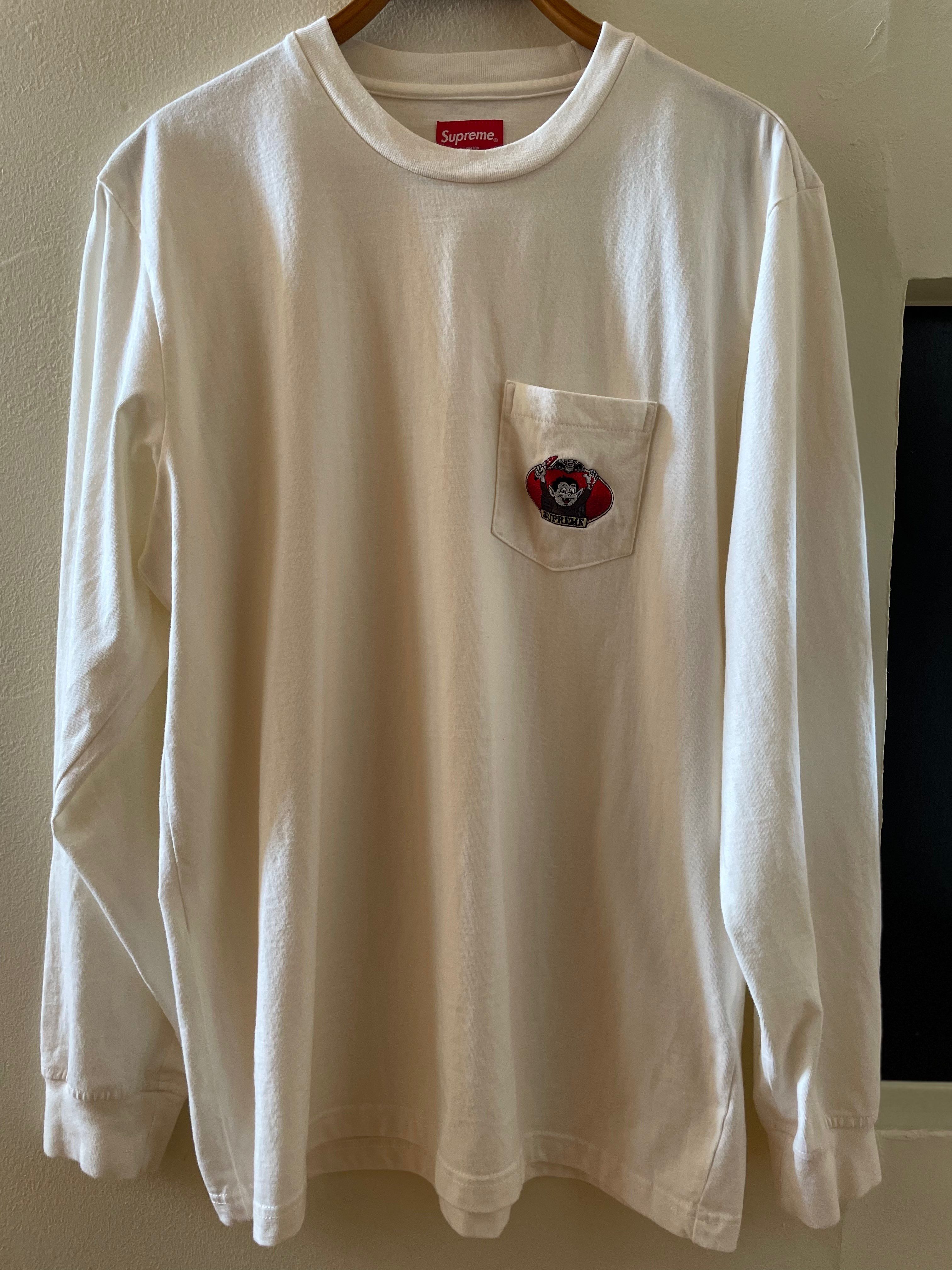 Supreme Vampire Boy L/S Pocket Tee "Natural"