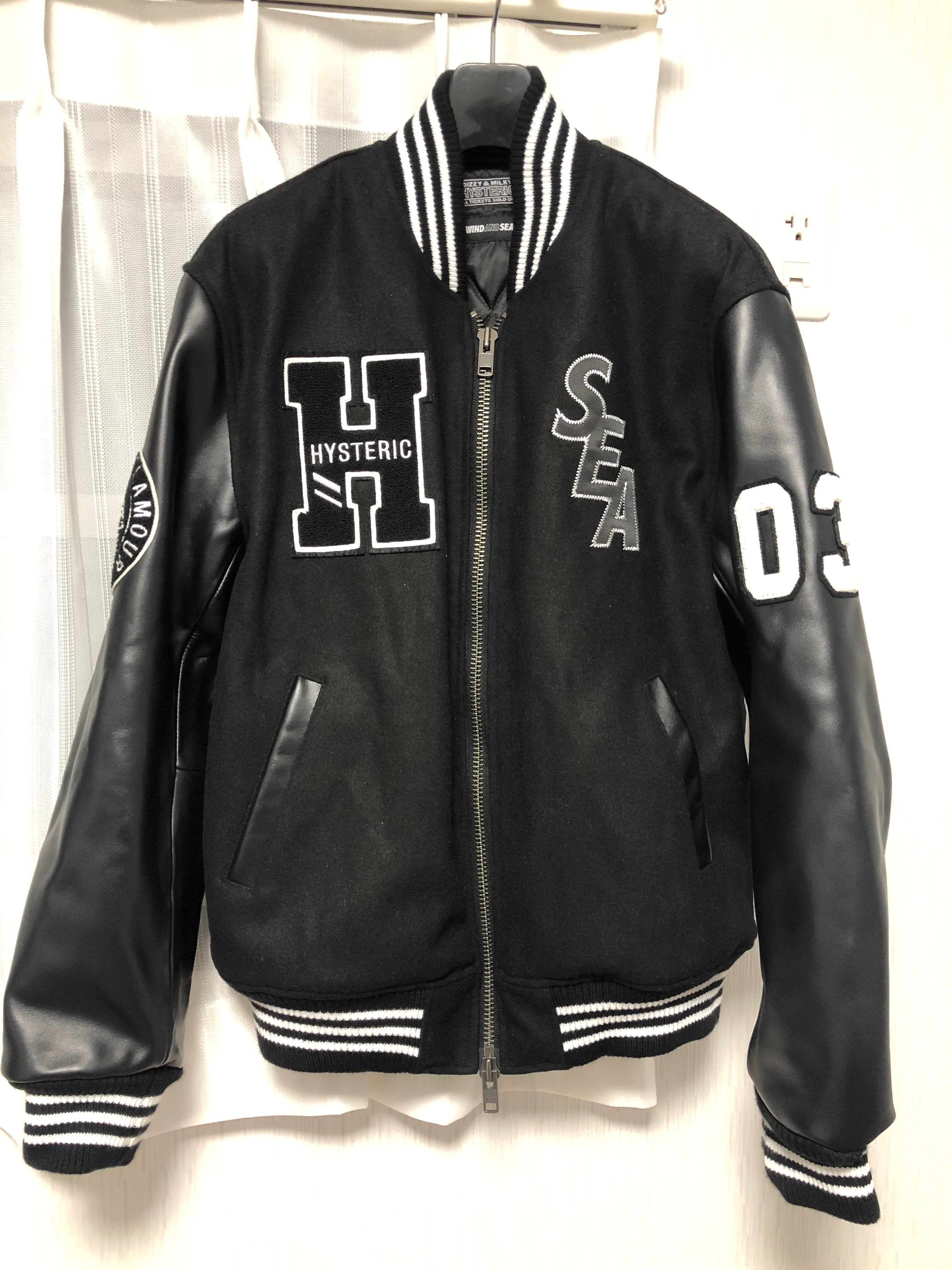 WIND AND SEA x HYSTERIC GLAMOUR Stadium Jumper "Black"