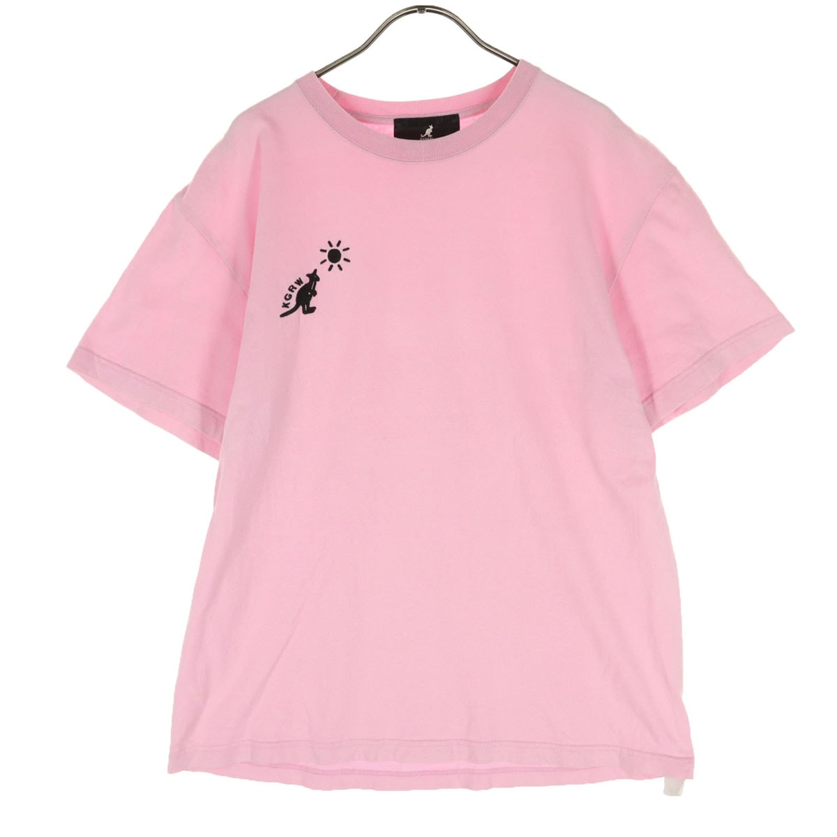KANGOL カンゴール 刺繍 半袖 Tシャツ ピンク
