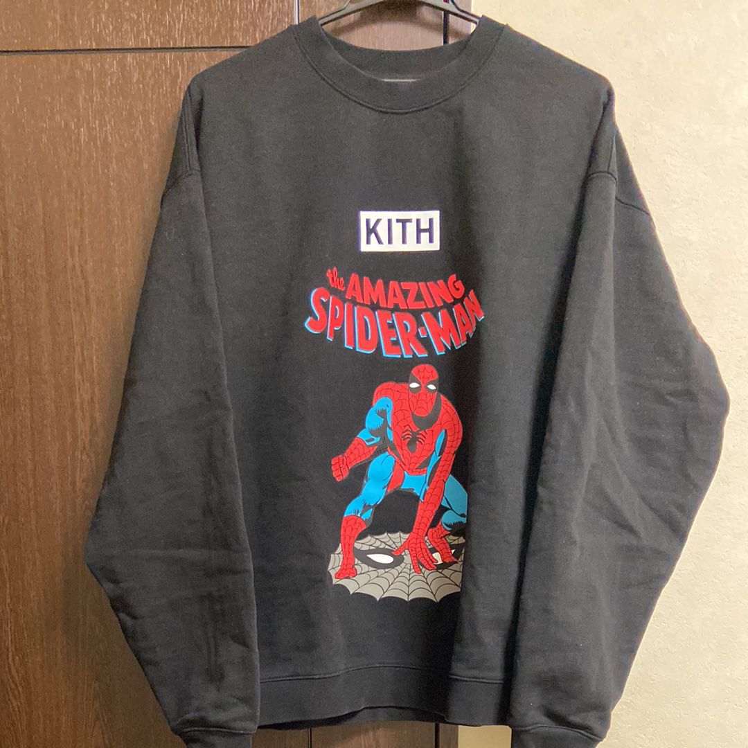 Marvel x Kith Spider-Man Allies Vintage Crewneck "Black"