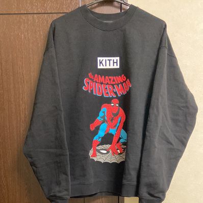 Marvel x Kith Spider-Man Allies Vintage Crewneck "Black"
