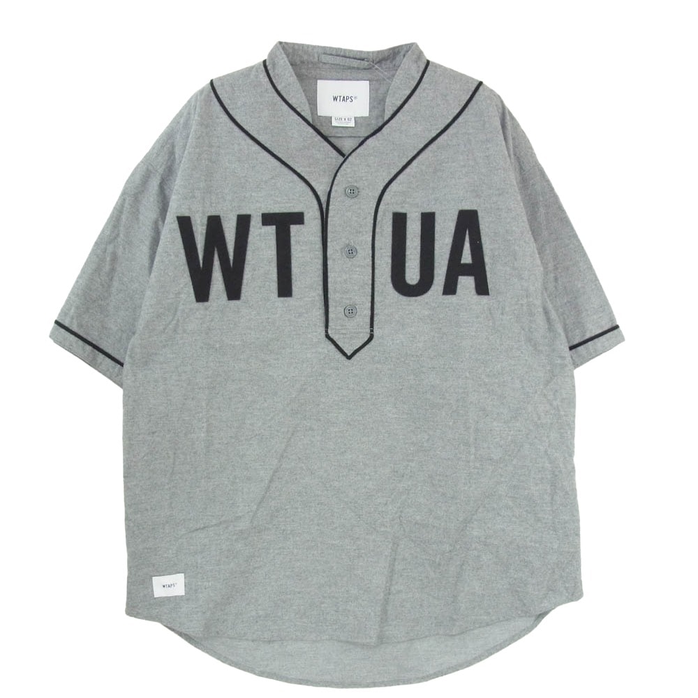 WTAPS　LEAGUE SS SHIRT 【M】 191TQDT-SHM03 C (やや傷や汚れあり)】WTAPS ダブルタップス 19SS 191TQDT-SHM03