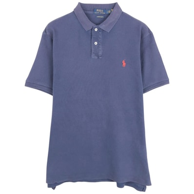 古着 ラルフローレン Ralph Lauren POLO RALPH LAUREN CUSTOM SLIM FIT 半袖 ポロシャツ メンズL相当/eaa657635