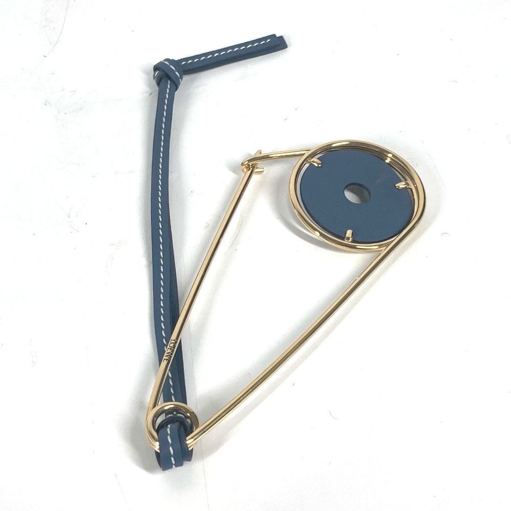ロエベ LOEWE アクセサリー ブローチ メタル ゴールド 未使用