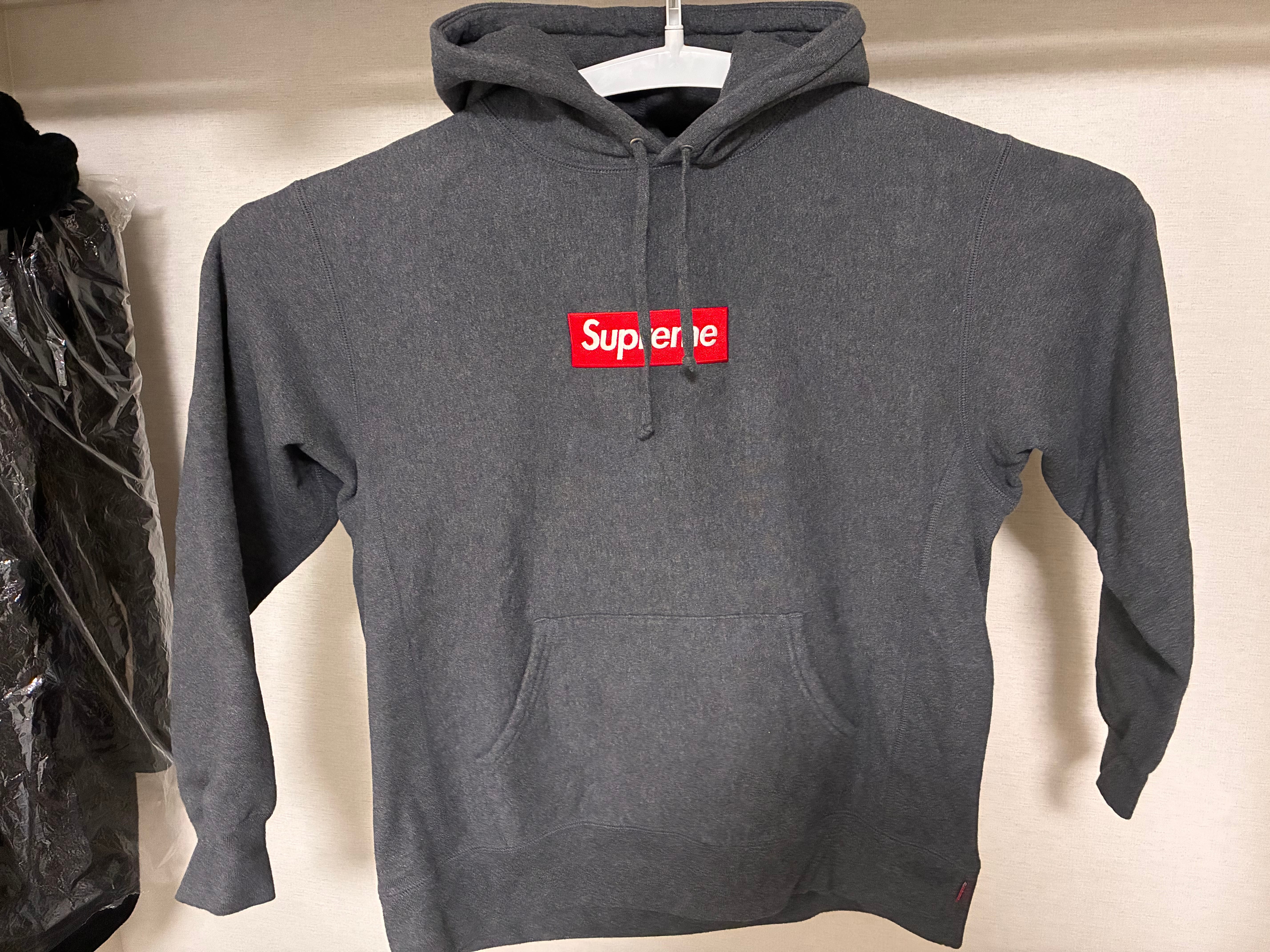 Supreme Box Logo Hooded Sweatshirt "Charcoal" (21FW)