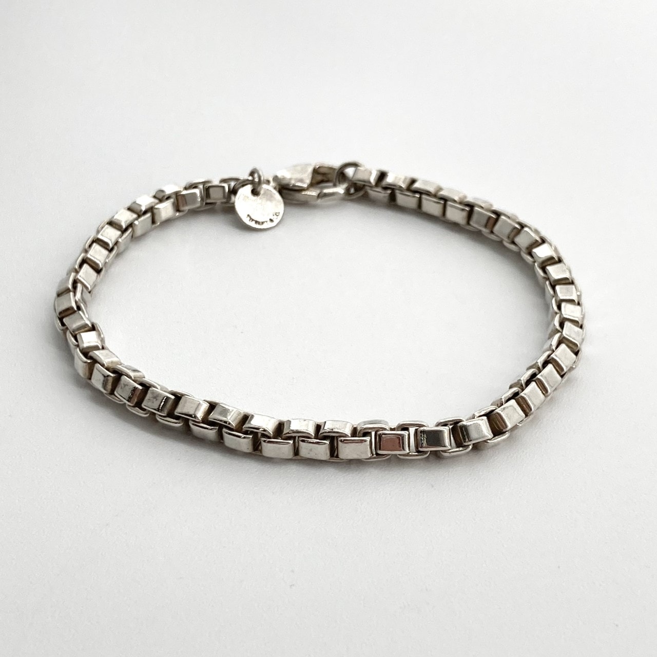 TIFFANY&Co.(ティファニー) ベネチアン リンク Ag925 ブレスレット 15.62g シルバー
