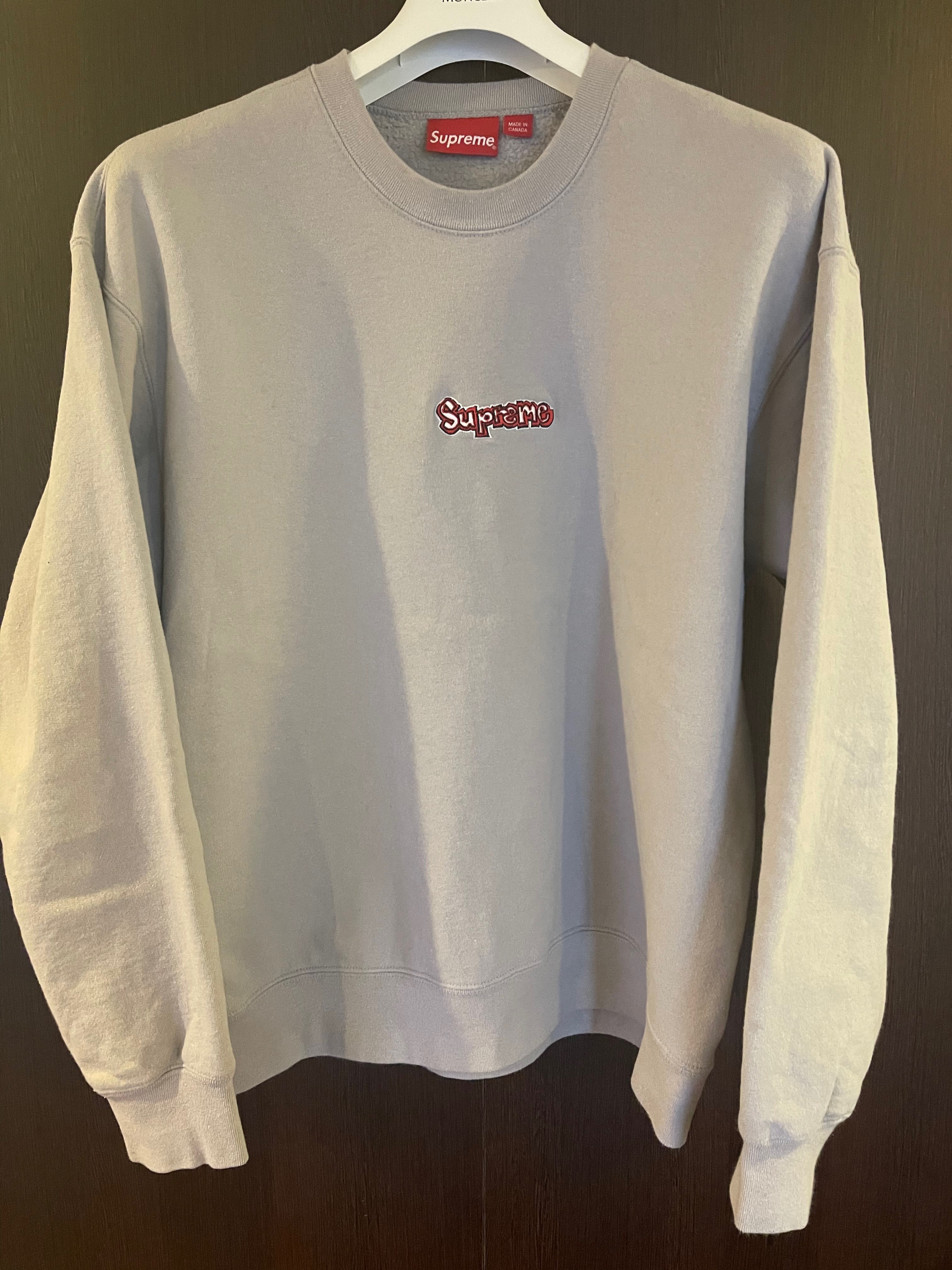 Supreme Gonz Logo Crewneck "Grey"