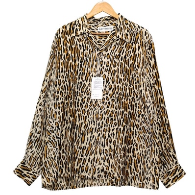 WACKO MARIA ワコマリア 24AW レオパード 長袖シャツ 52860