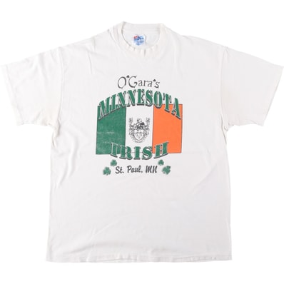 古着 90年代 ヘインズ Hanes BEEFY-T O'Gara's アドバタイジングTシャツ USA製 メンズL相当/eaa654145