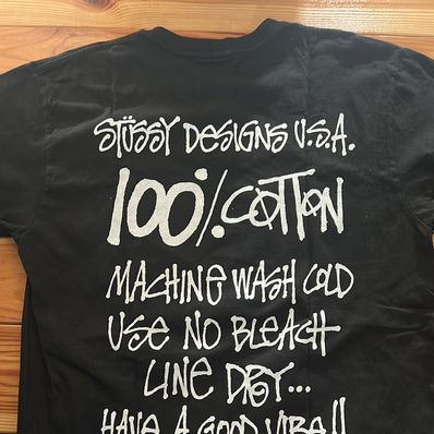 Stussy 100% Pigment Dyed Tee "Black"