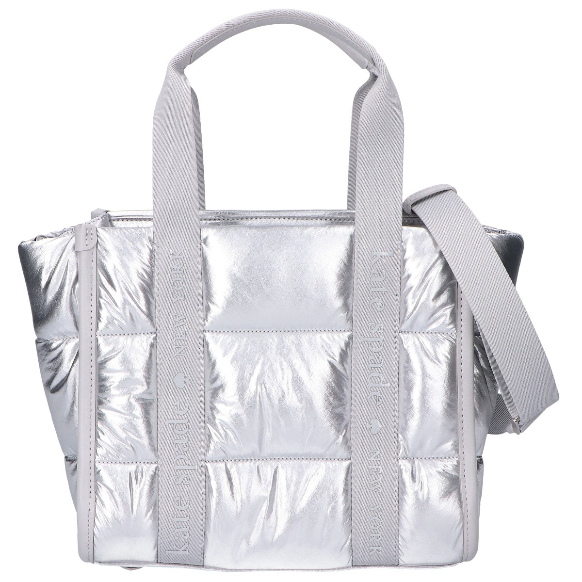 ケイトスペード 【美品】KO056 SLV キップ パフィー スモール