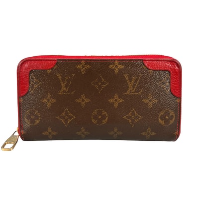 LOUIS VUITTON ルイ・ヴィトン ジッピーウォレットレティーロ 長財布 モノグラムキャンバス ブラウン レディース【中古】