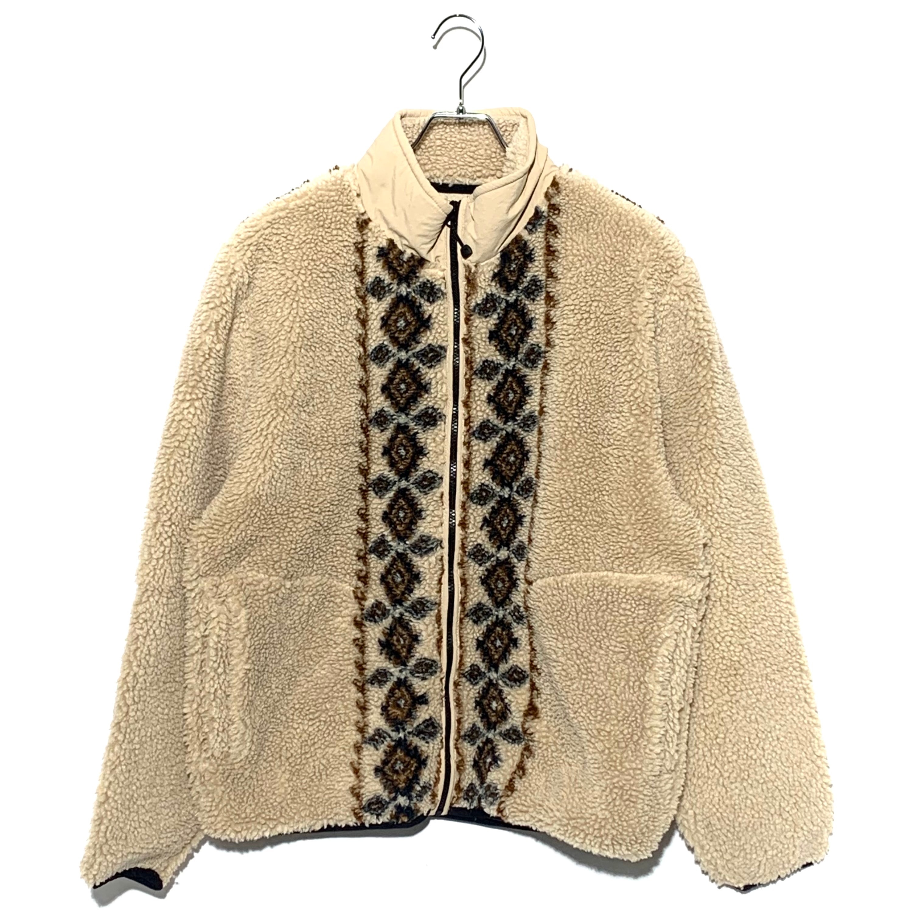STUSSY Lima Jacquard Sherpa Jacket Natural