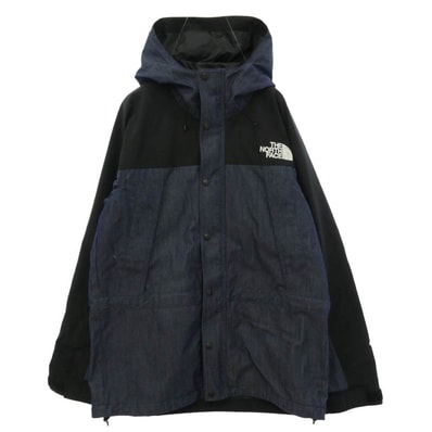 THE NORTH FACE ノースフェイス NP12032 Mountain Light Denim Jacket GORE-TEX マウンテン ライト デニム ジャケット ゴアテックス インディゴブルー系 L【中古】