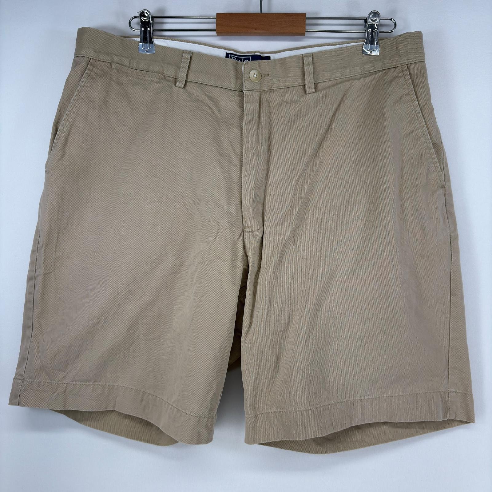 古着 ポロバイラルフローレン Polo by Ralph Lauren ショートパンツ ポロチノ ワンポイントロゴ PROSPECT SHORT w38 ベージュ系 メンズ
