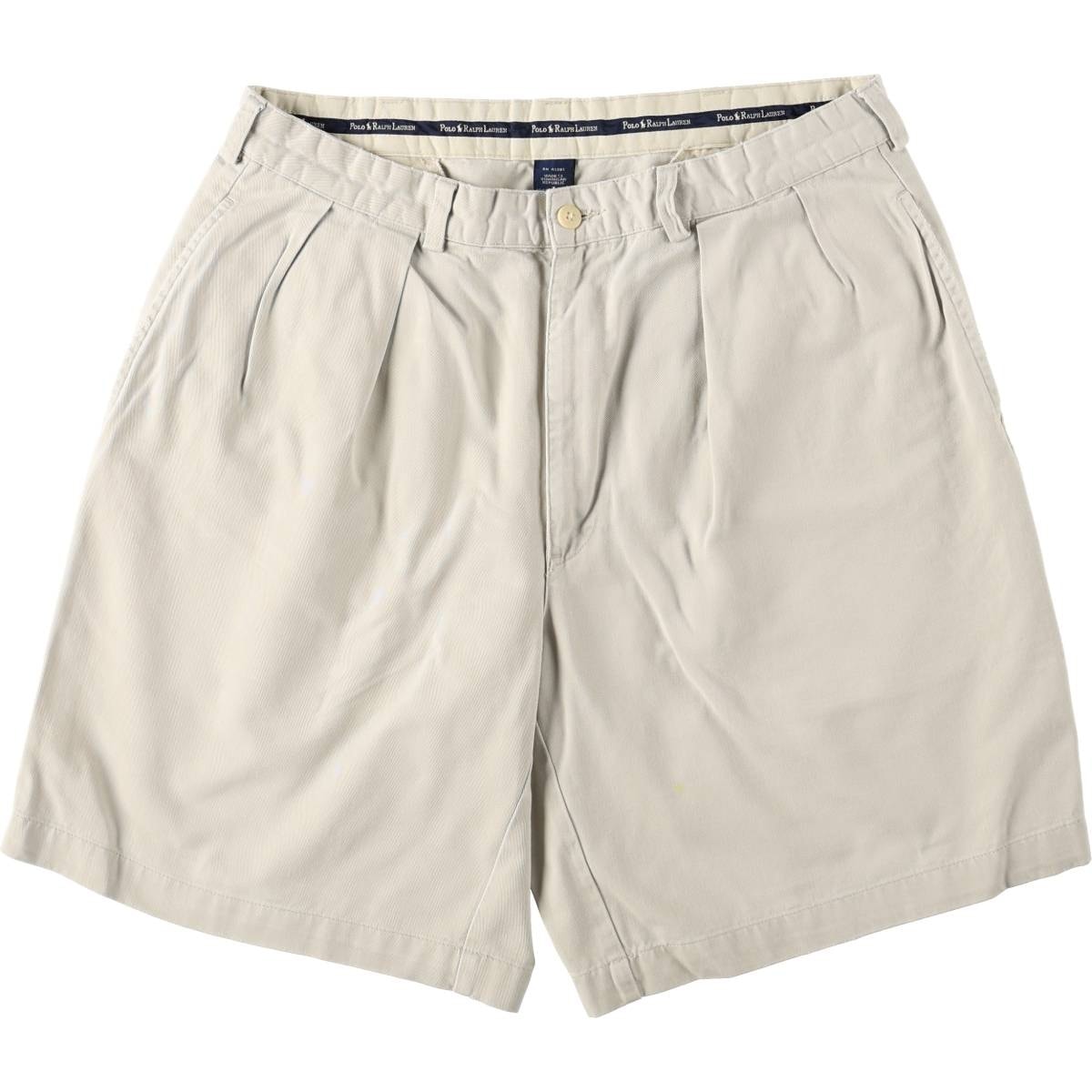 古着 ラルフローレン Ralph Lauren Polo Ralph Lauren ツータック チノショーツ ショートパンツ メンズw34相当/eaa668385