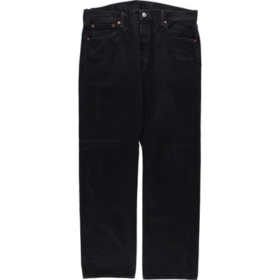 古着 リーバイス Levi's 501 ブラックデニム ストレートデニムパンツ メンズw35相当/eaa622452