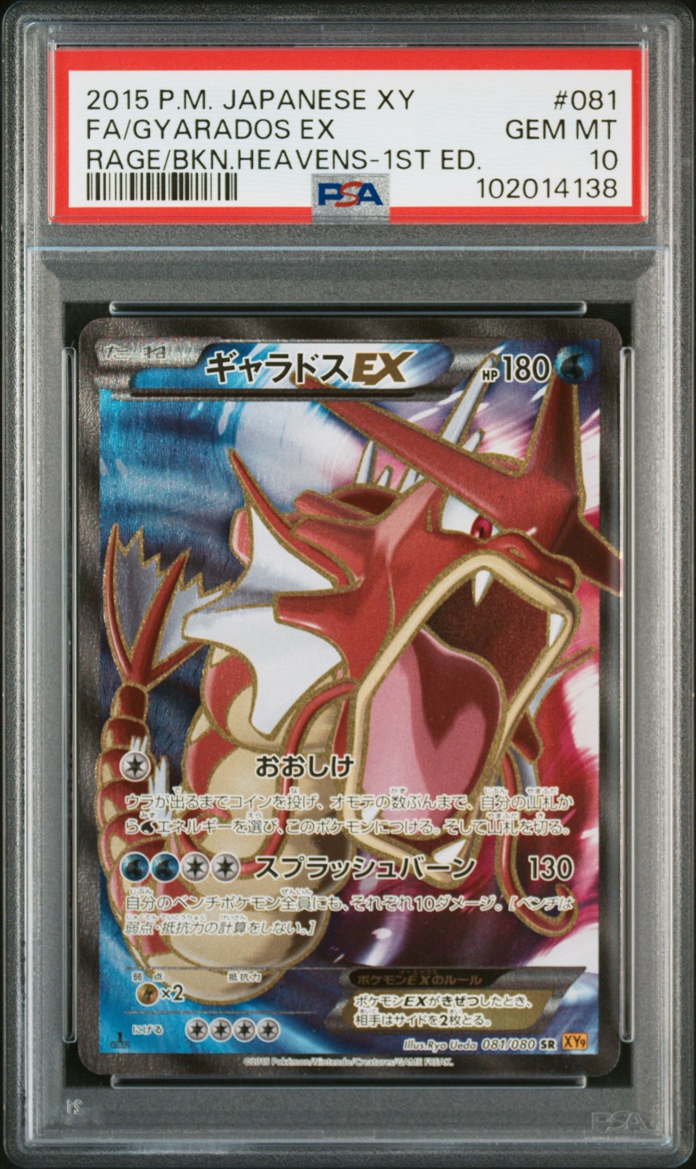 ギャラドスEX SR [XY9 081/080](拡張パック「破天の怒り」)の新品/中古