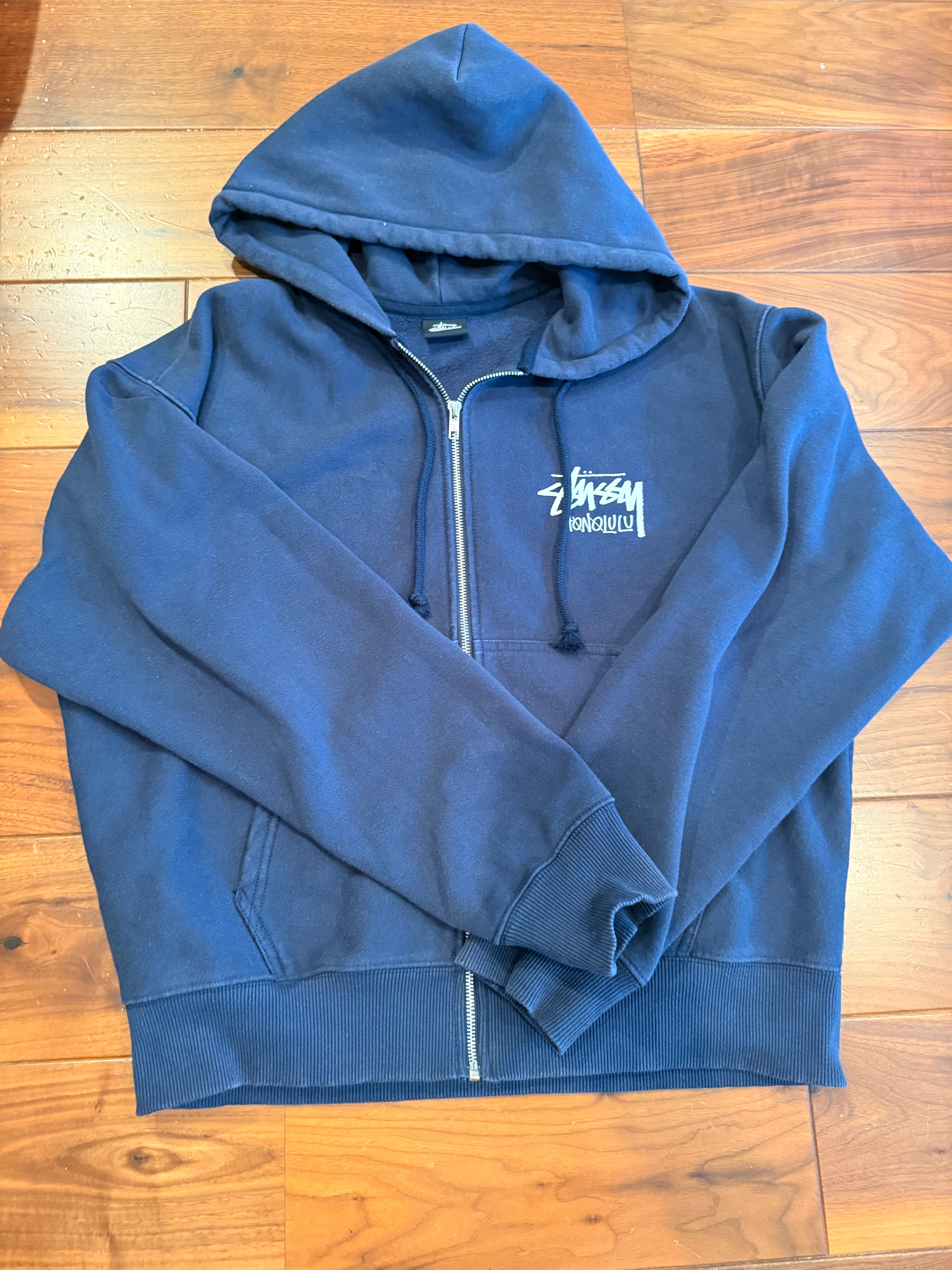 Stussy Stock Honolulu Hoodie "Navy"
