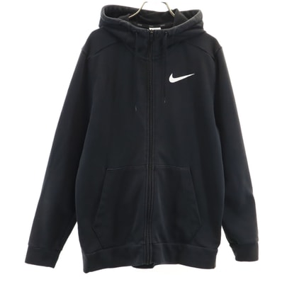 NIKE ナイキ 長袖 スウェット ジップパーカー M ブラック