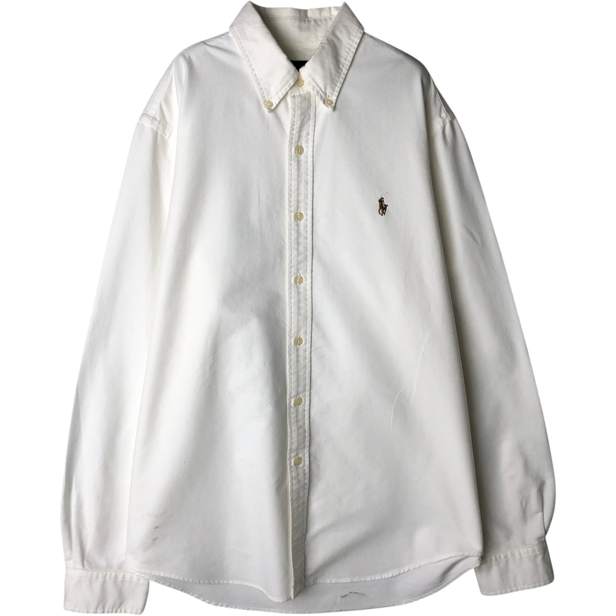 古着 ラルフローレン Ralph Lauren CLASSIC FIT クラシックフィット 長袖 ボタンダウンシャツ メンズL相当/eaa631251