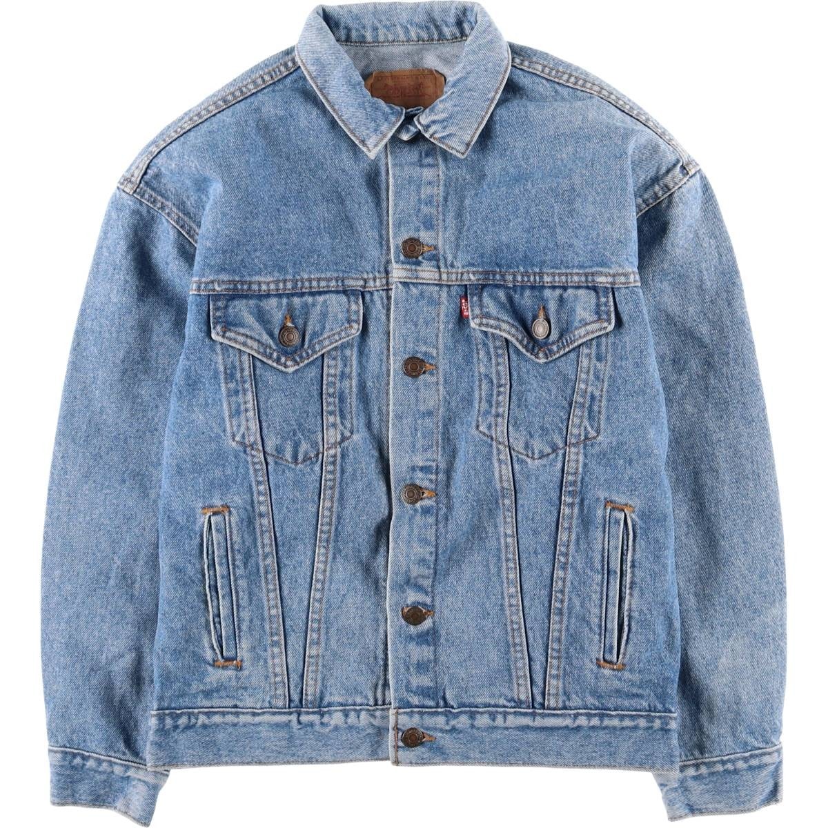 古着 90年代 リーバイス Levi's 57508-0214 デニムジャケット Gジャン USA製 レディースL相当 ヴィンテージ/eaa588735