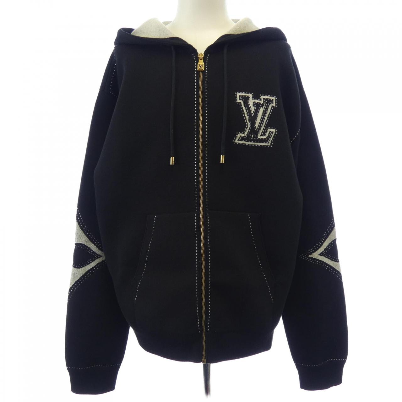 ルイヴィトン LOUIS VUITTON グラフィックインターシャジップコットンフーディ HRN89WAUR パーカー