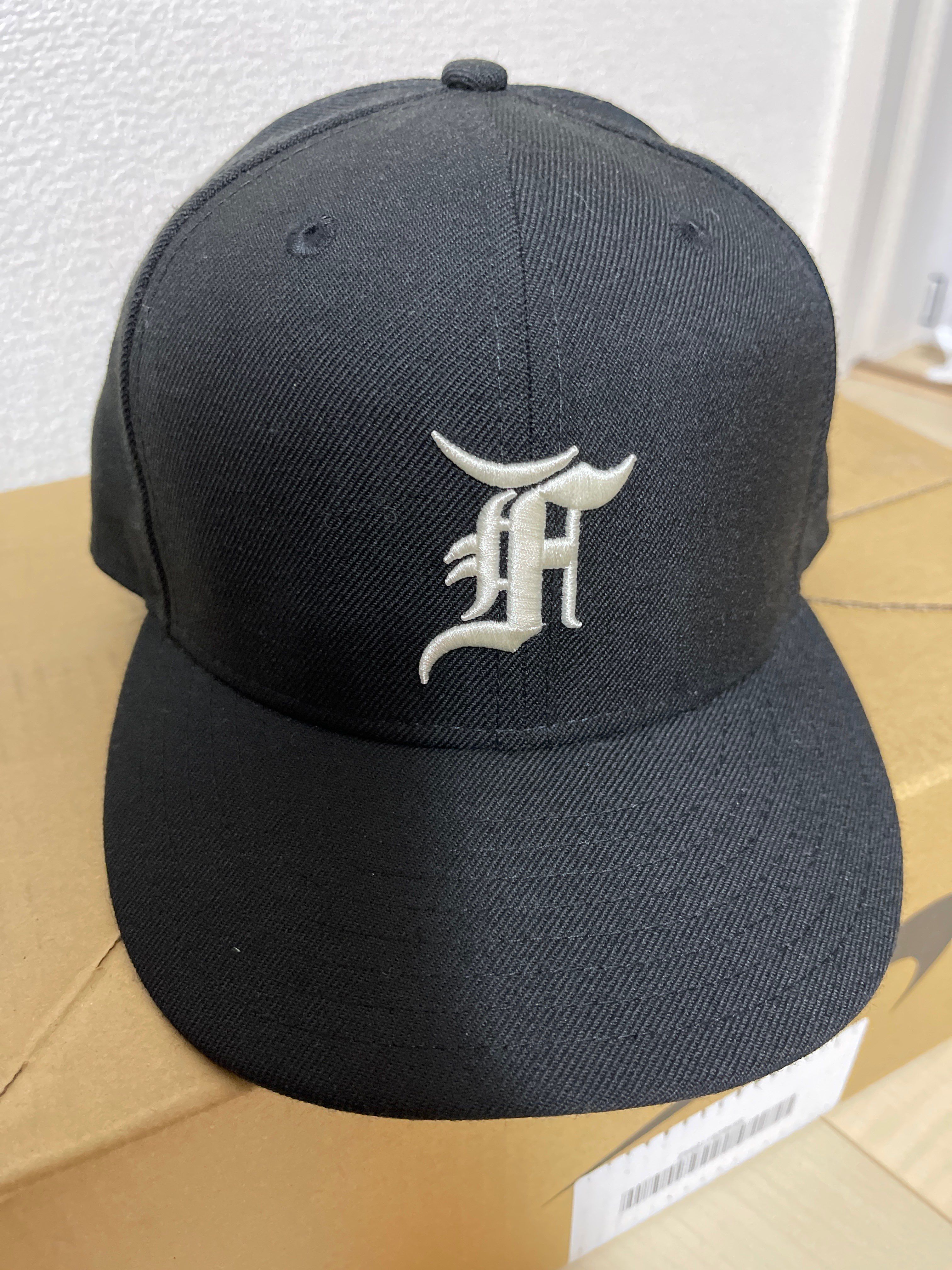 NEW ERA FEAR OF GOD ESSENTIALS 59FIFTY F LOGO Under Visor "Black"