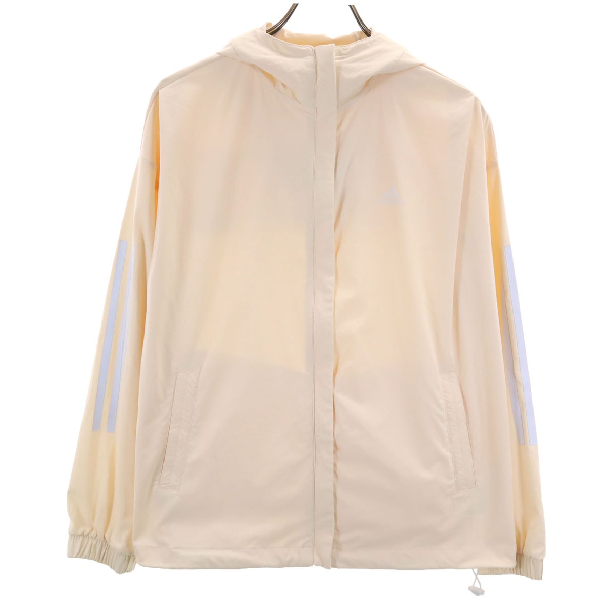 adidas アディダス ルーズフィット デニムルック クロス ジャケット XL クリーム トレーニング