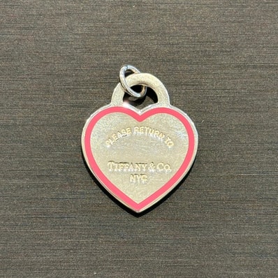 TIFFANY&Co. ティファニー リターン トゥ ハートタグ チャーム SV925 ペンダントトップ シルバー925 シルバー ピンク レディース【中古】