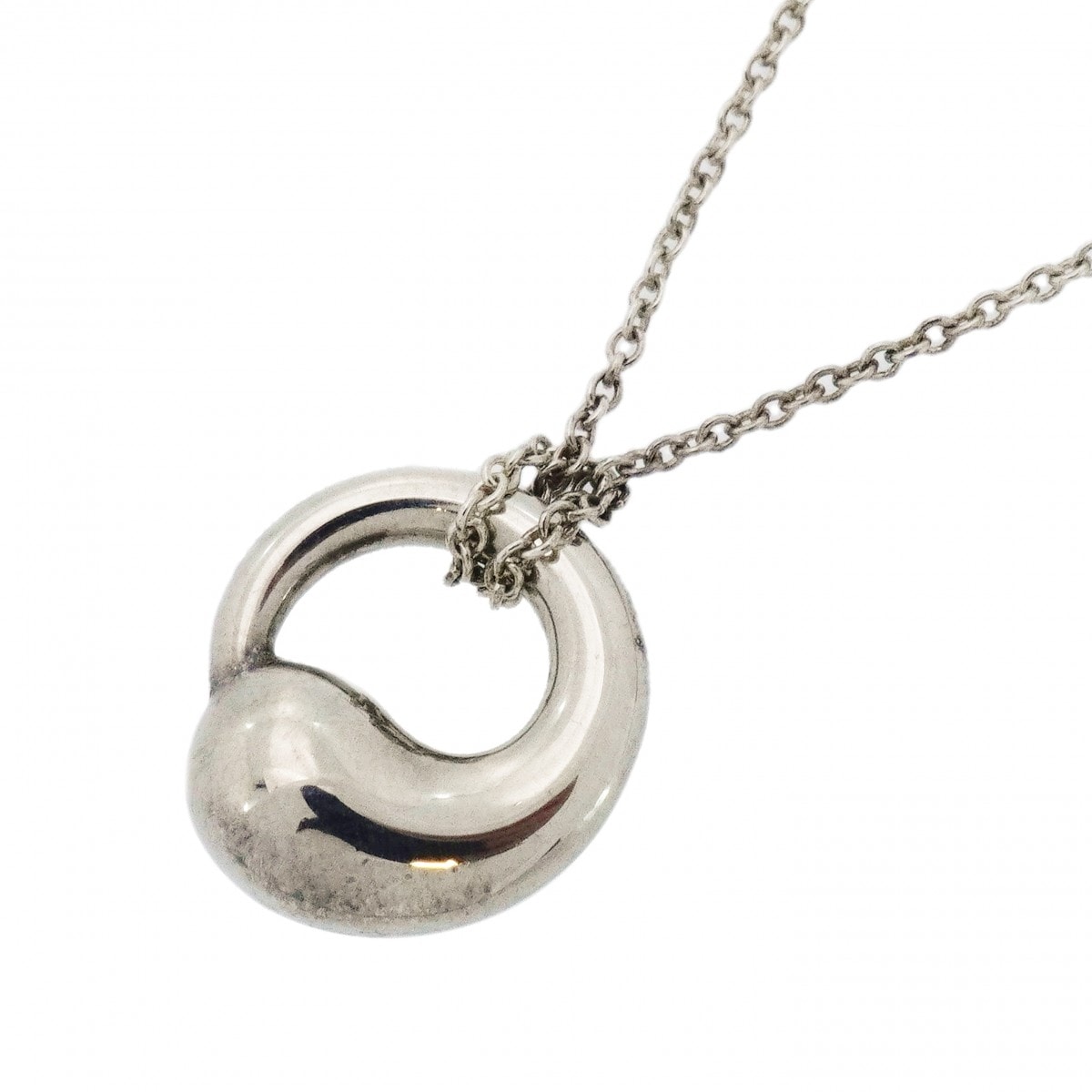 【6jcb0791】ティファニー ネックレス エターナルサークル シルバー925【中古】レディース