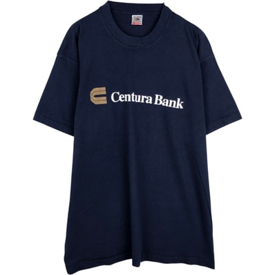 古着 90年代 フルーツオブザルーム FRUIT OF THE LOOM CENTURA BANK アドバタイジングTシャツ USA製 メンズXL相当 ヴィンテージ/eaa637361