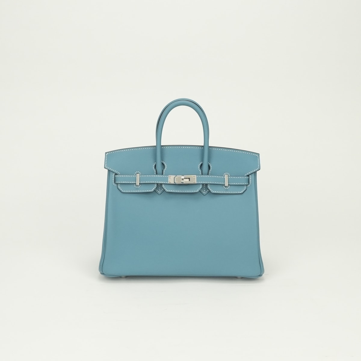 エルメス HERMES バーキン25 バーキン 25 バッグ トートバッグ スイフト ニューブルージーン New Bleu Jean ブルー Blue 青 シルバー金具 ハンドバッグ ヴォースイフト
