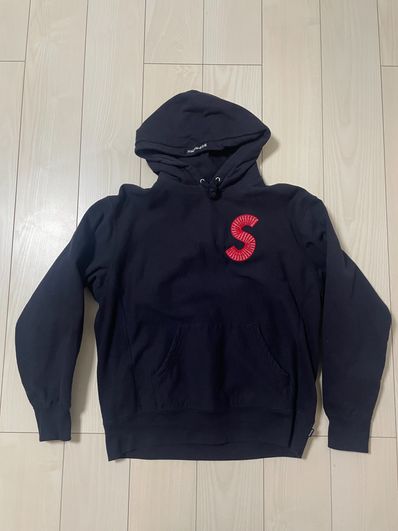 Supreme S Logo Hooded Sweatshirt "Navy" (20FW)