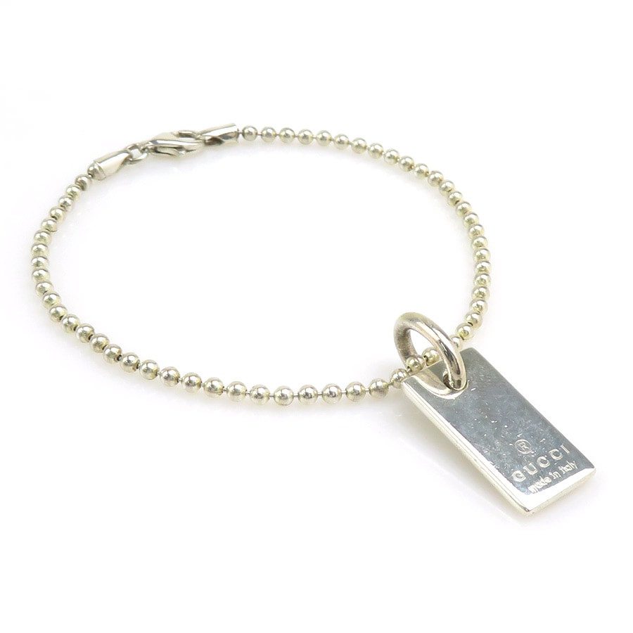 グッチ GUCCI ブレスレット シルバー925 シルバー レディース【中古】 h32139a