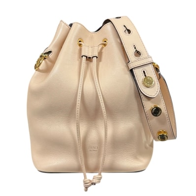 フェンディ モントレゾール ショルダーバッグ レザー 8BT298 ベージュ レディース FENDI 中古
