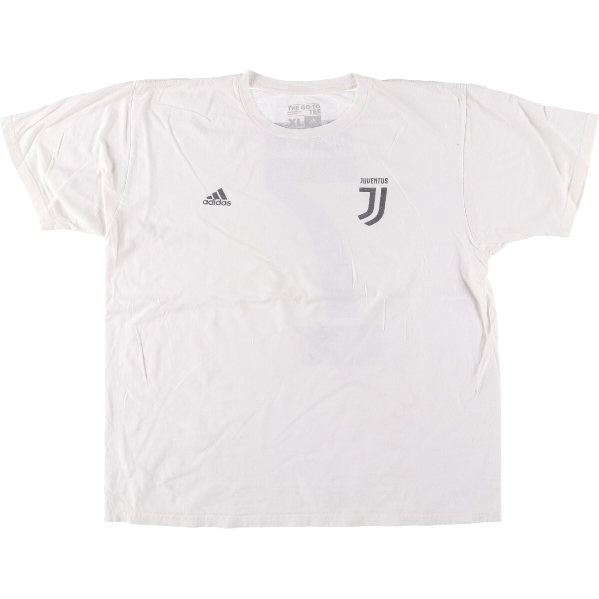 古着 アディダス adidas SERIE A/B セリエA/B JUVENTUS FC ユベントスFC ロゴプリントTシャツ メンズXL相当/eaa492560
