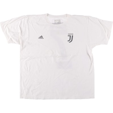 古着 アディダス adidas SERIE A/B セリエA/B JUVENTUS FC ユベントスFC ロゴプリントTシャツ メンズXL相当/eaa492560