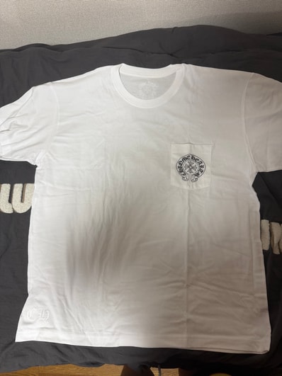 Chrome Hearts Horseshoe Logo Pocket T-Shirt "White"