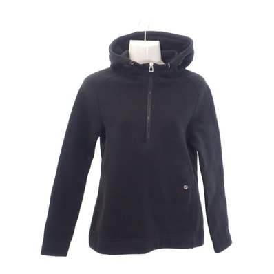 エルメス HERMES フィットスウェット M H800735E_01M パーカー コットン ポリウレタン ブラック レディース【中古】【Aランク】