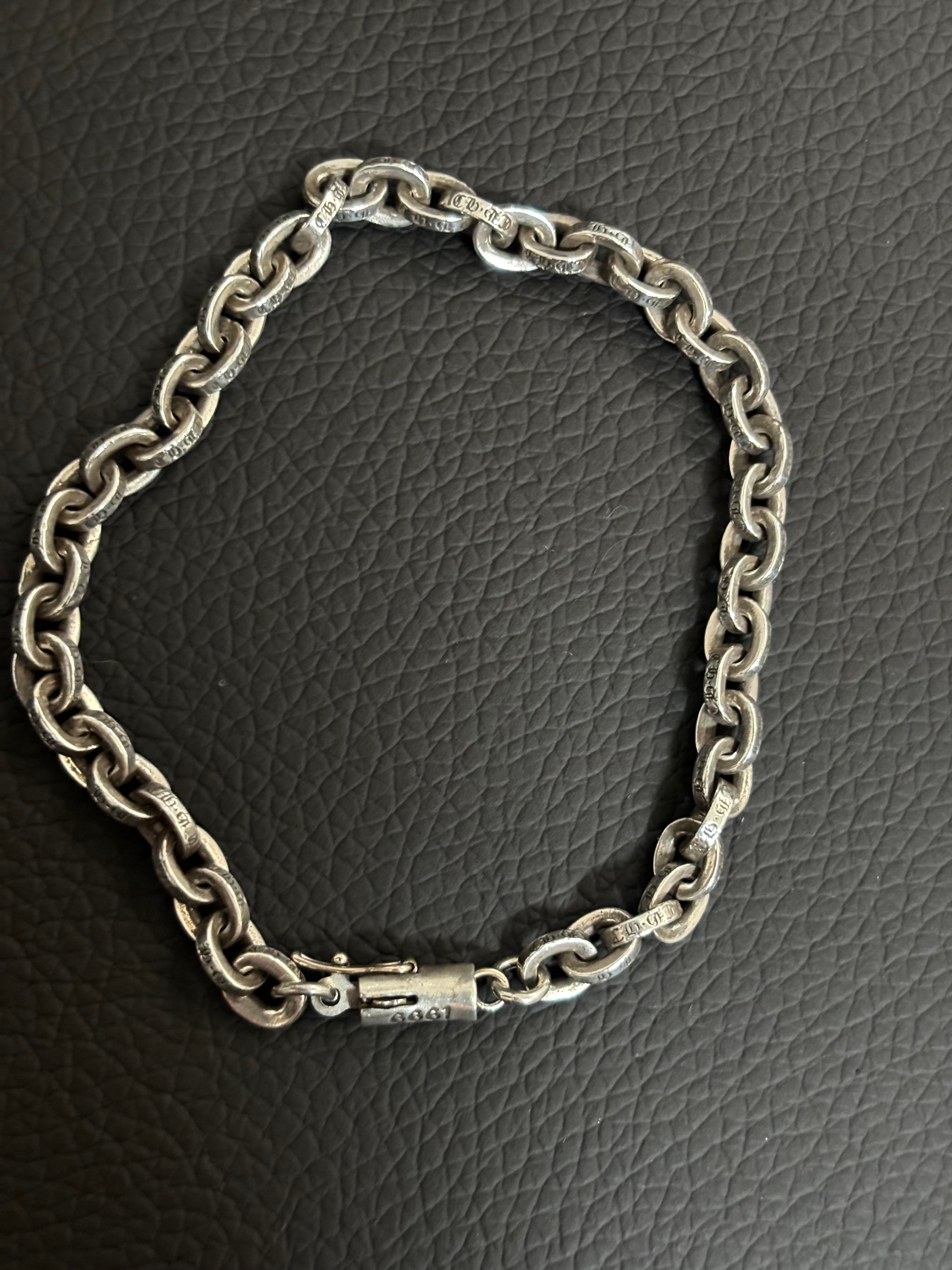 Chrome Hearts Paper Chain Bracelet "Silver"