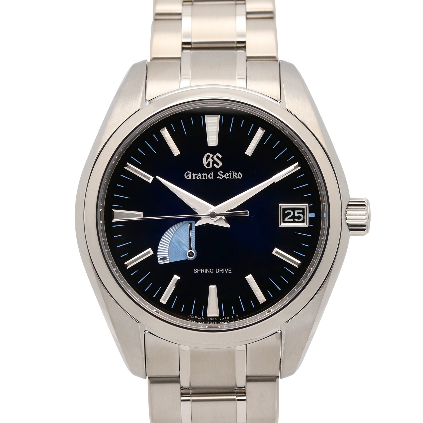 セイコー SEIKO グランドセイコー ヘリテージコレクション スプリングドライブ 銀座限定 腕時計 時計 チタン メンズ ブルー系 SBGA501 【中古】